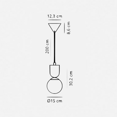 Lampe de plafond Sadie