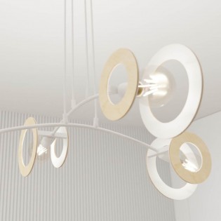 Lámpe de plafond Baco (4 lumieres)