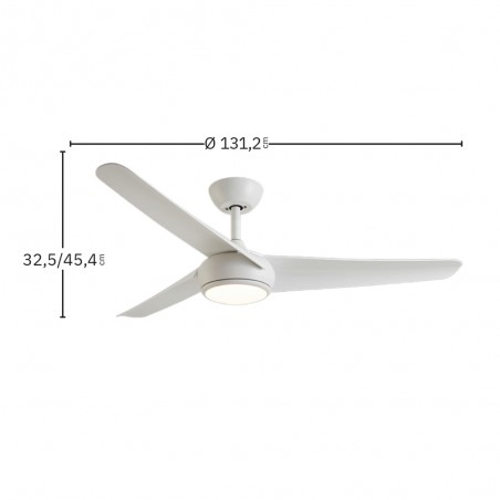 Ventilateur de plafond LED Patras CCT (24W)