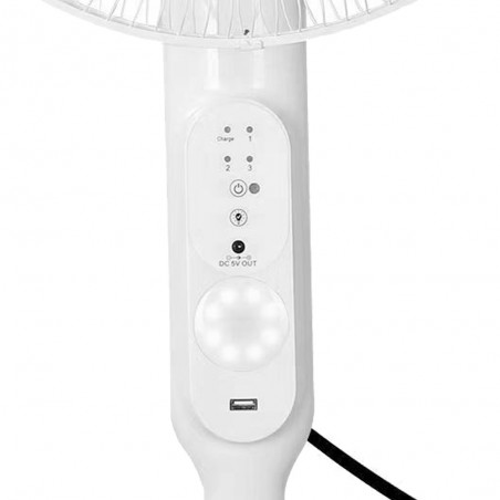 Ventilateur sur pied avec panneau solaire Clima (30W)