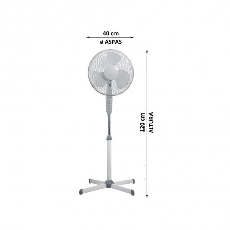 Ventilateur de Lampadaire oscilante AIR FAN