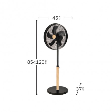 Ventilateur sur pied Falcon (50W)