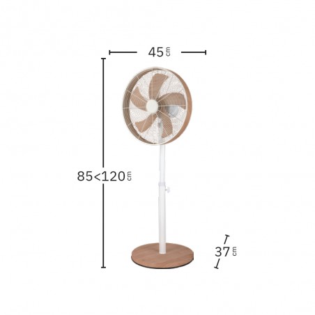 Ventilateur sur pied Alcañiz (50W)