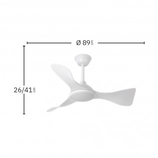 Ventilateur de plafond LED Caiman CCT Dim (36W)