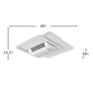 Ventilateur de plafond LED Obelisco CCT Dim (59W)