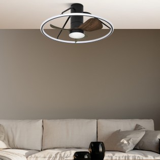 Ventilateur plafonnier LED Oporto Mini CCT (46W)