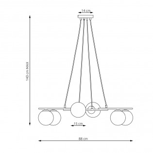 Lustre Pensal (6 lumieres)