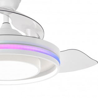 Ventilateur LED à pales pliantes Pitufo RGB CCT (57W)