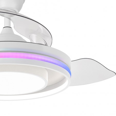 Ventilateur LED à pales pliantes Pitufo RGB CCT (57W)
