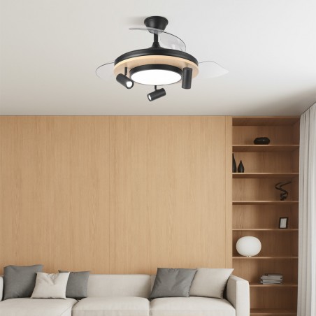 Ventilateur LED à pales pliantes Gladiator CCT Smart (37W+15W)