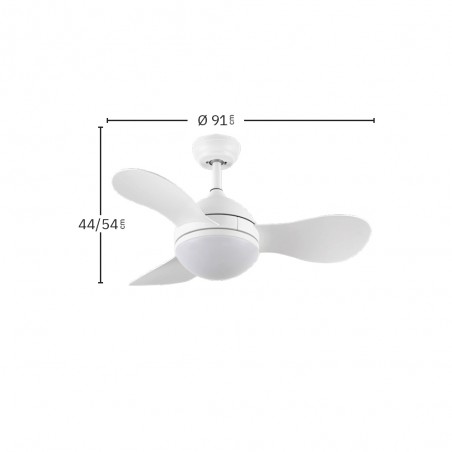 Ventilateur de plafond LED Solido CCT (24W)