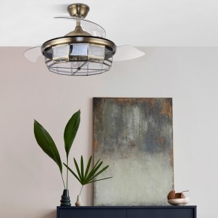 Ventilateur à pales pliantes Tornado Mini (3 lumières)