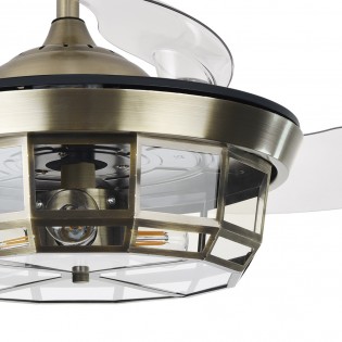 Ventilateur à pales pliantes Tornado Mini (3 lumières)