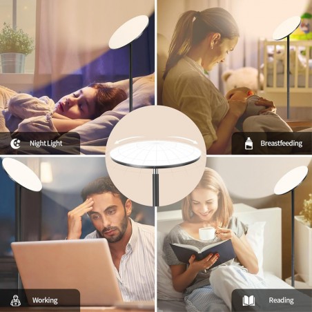 Lampadaire LED Niela CCT Dim (24W)