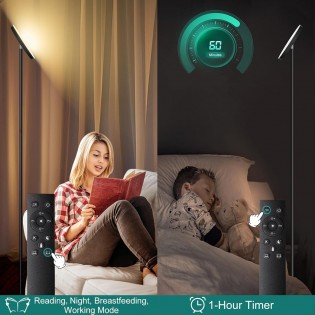 Lampadaire LED Niela CCT Dim (24W)