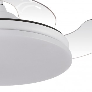 Ventilateur LED pales pliantes Tridente CCT Dim (59W)