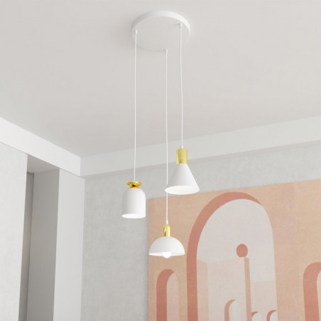 Lámpe a suspension Sesma II (3 lumieres)