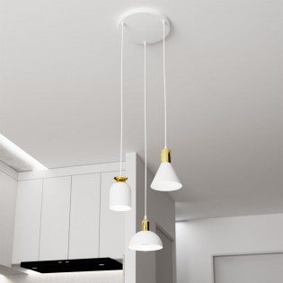 Lámpe a suspension Sesma II (3 lumieres)