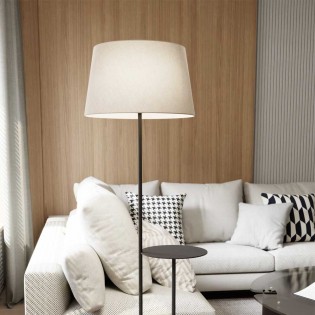 Lampadaire avec tablette Roth