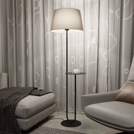 Lampadaire avec tablette Roth