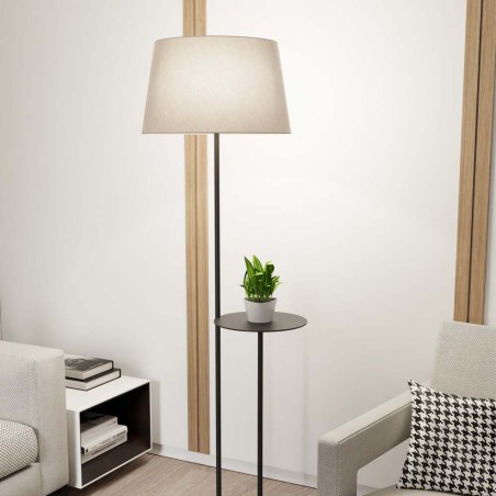 Lampadaire avec tablette Roth