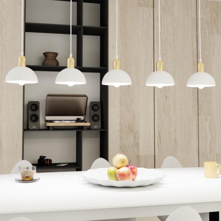 Lámpe a suspension Rosemi (5 lumieres)