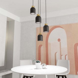 Lámpe de plafond Onrita (4 lumieres)