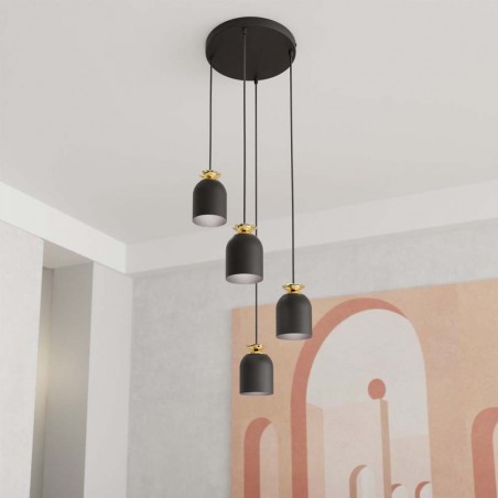 Lámpe de plafond Onrita (4 lumieres)
