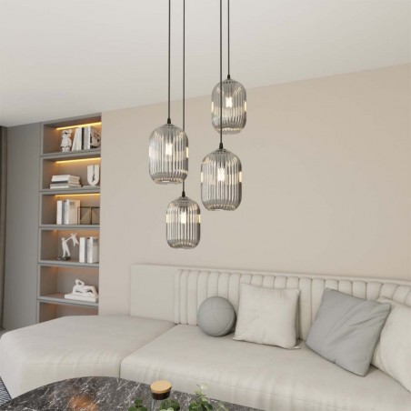 Lámpe a suspension Valdi II (4 lumieres)