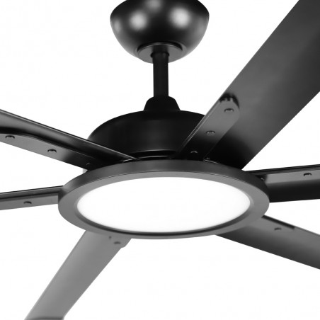 Ventilateur de plafond LED BigBen 250cm. CCT Dim (20W)
