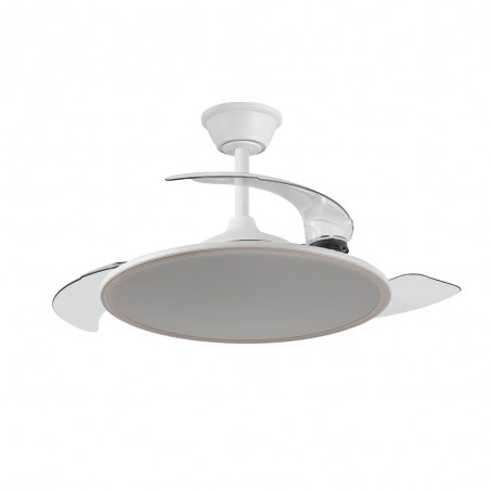 Ventilateur LED pales pliantes Trident CCT Dim (72W)