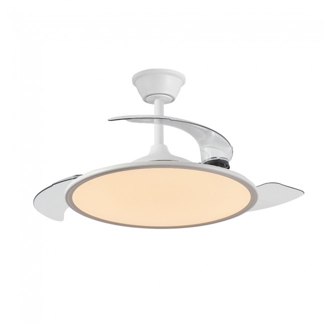 Ventilateur LED pales pliantes Trident CCT Dim (72W)