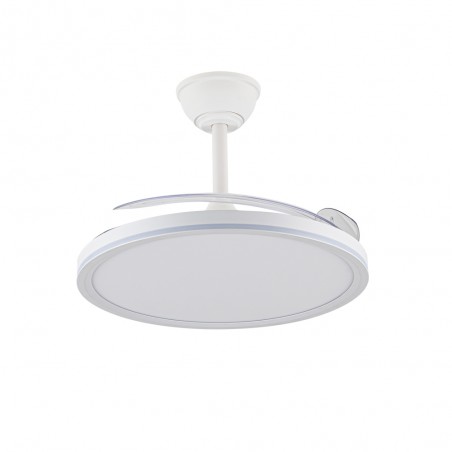 Ventilateur LED pales rétractables Astor CCT Dim (45+9W)
