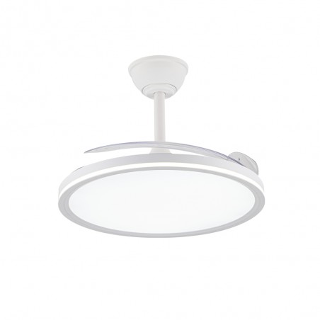 Ventilateur LED pales rétractables Astor CCT Dim (45+9W)