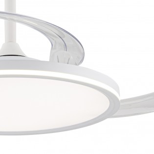 Ventilateur LED pales rétractables Astor CCT Dim (45+9W)