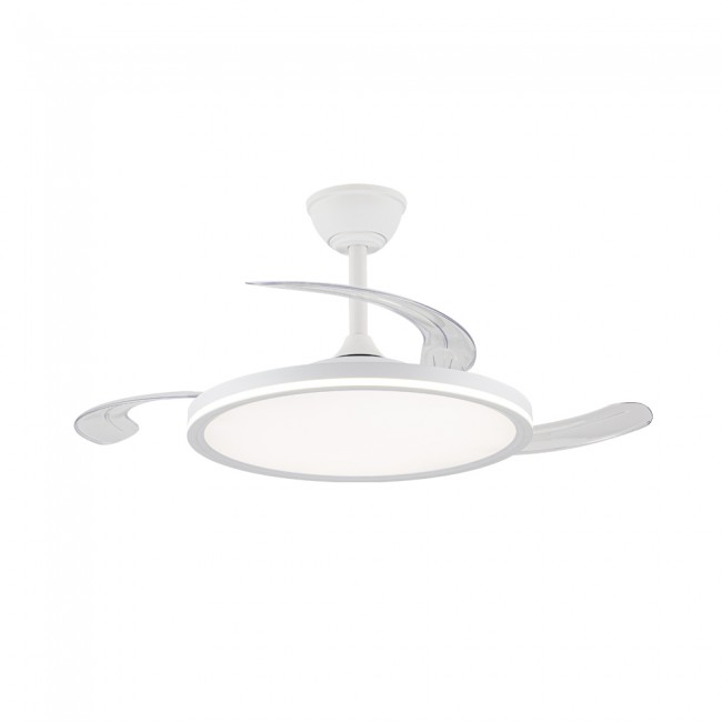 Ventilateur LED pales rétractables Astor CCT Dim (45+9W)