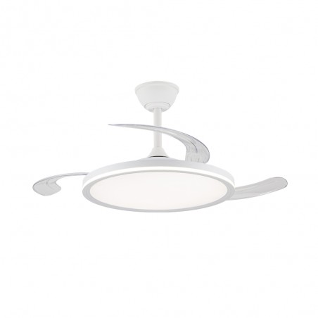 Ventilateur LED pales rétractables Astor CCT Dim (45+9W)