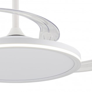 Ventilateur LED pales rétractables Astor CCT Dim (45+9W)