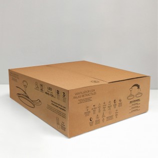 Ventilateur LED pales rétractables Astor CCT Dim (45+9W)