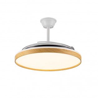 Ventilateur à lames rabattables LED Panam L CCT Dim (80W)