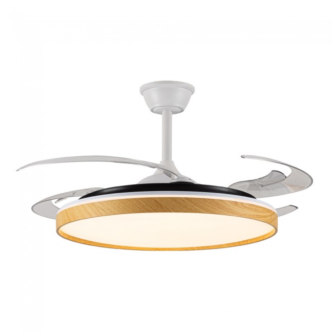 Ventilateur à lames rabattables LED Panam L CCT Dim (80W)