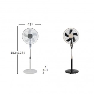 Ventilateur sur pied Belmonte (45W)