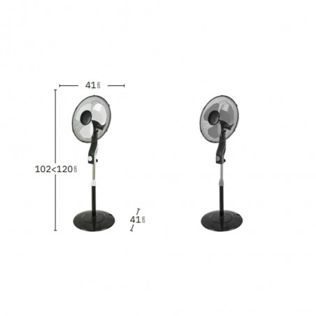Ventilateur sur pied Mágico (45W)