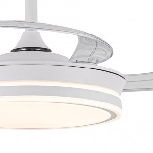 Ventilateur LED pales pliantes Evo Mini CCT Dim Smart (46W)