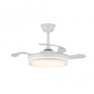 Ventilateur LED pales pliantes Evo Mini CCT Dim Smart (46W)