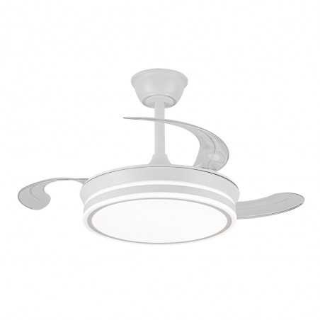 Ventilateur LED pales pliantes Evo Mini CCT Dim Smart (46W)