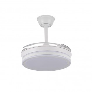 Ventilateur LED pales pliantes Evo Mini CCT Dim Smart (46W)