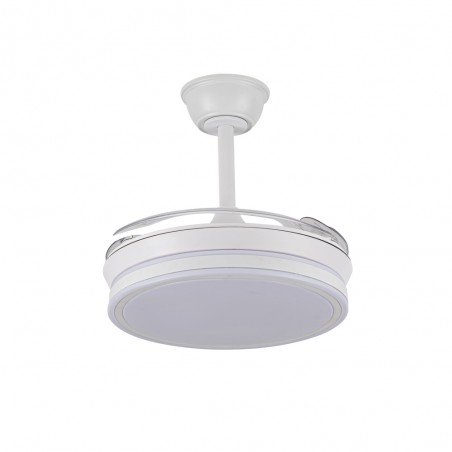 Ventilateur LED pales pliantes Evo Mini CCT Dim Smart (46W)