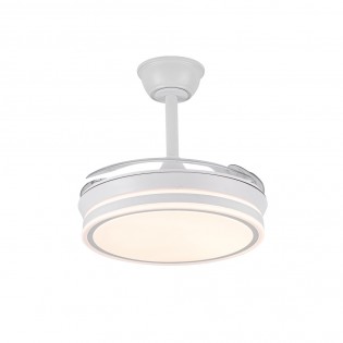 Ventilateur LED pales pliantes Evo Mini CCT Dim Smart (46W)