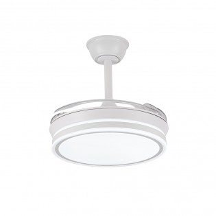 Ventilateur LED pales pliantes Evo Mini CCT Dim Smart (46W)